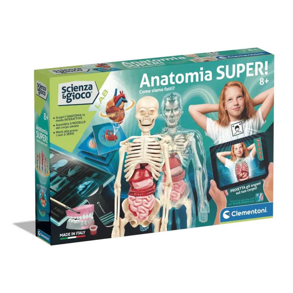 Sale Clementoni Lab Anatomia Super, Laboratorio Scientifico Giochi Scientifici