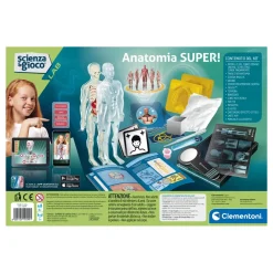 Sale Clementoni Lab Anatomia Super, Laboratorio Scientifico Giochi Scientifici