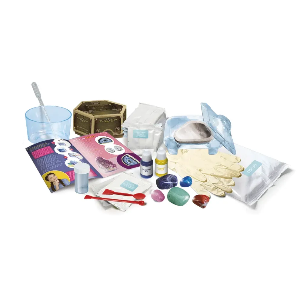 Clearance Clementoni Lab Cristalli Giganti E Pietre Preziose Giochi Scientifici