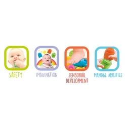 Sale Clementoni Soft Confezione 12 Mattoncini Morbidi Costruzioni Bambini