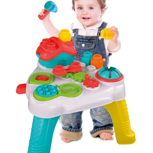 Clementoni Soft Touch, Discover & Play Sensory Table Costruzioni Bambini