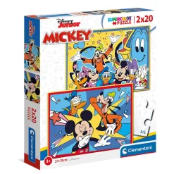 Sale Supercolor Puzzle Disney Mickey 2 20 Pezzi Puzzle Per Bambini