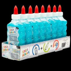 Best Colla Glitter 177 Ml Blu Mosaici, Sabbia, Glitter