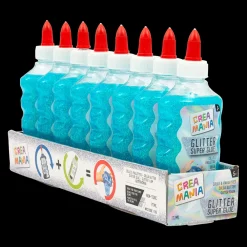 Best Colla Glitter 177 Ml Blu Mosaici, Sabbia, Glitter