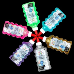 Best Colla Glitter 177 Ml Blu Mosaici, Sabbia, Glitter