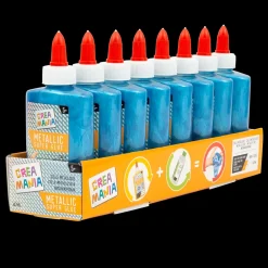 Online Colla Metallizata 147 Ml Blu Mosaici, Sabbia, Glitter