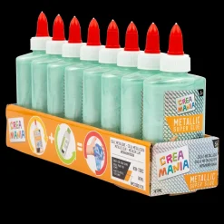 Outlet Colla Metallizata 147 Ml Verde Acqua Mosaici, Sabbia, Glitter