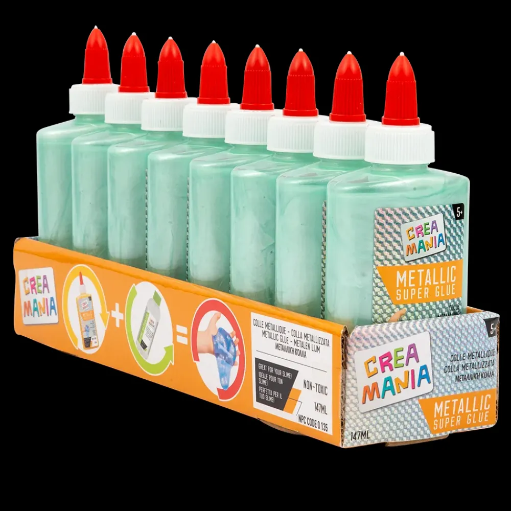 Outlet Colla Metallizata 147 Ml Verde Acqua Mosaici, Sabbia, Glitter