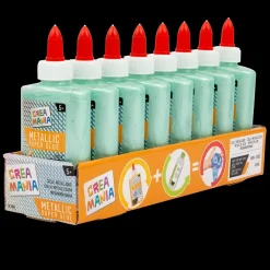 Outlet Colla Metallizata 147 Ml Verde Acqua Mosaici, Sabbia, Glitter