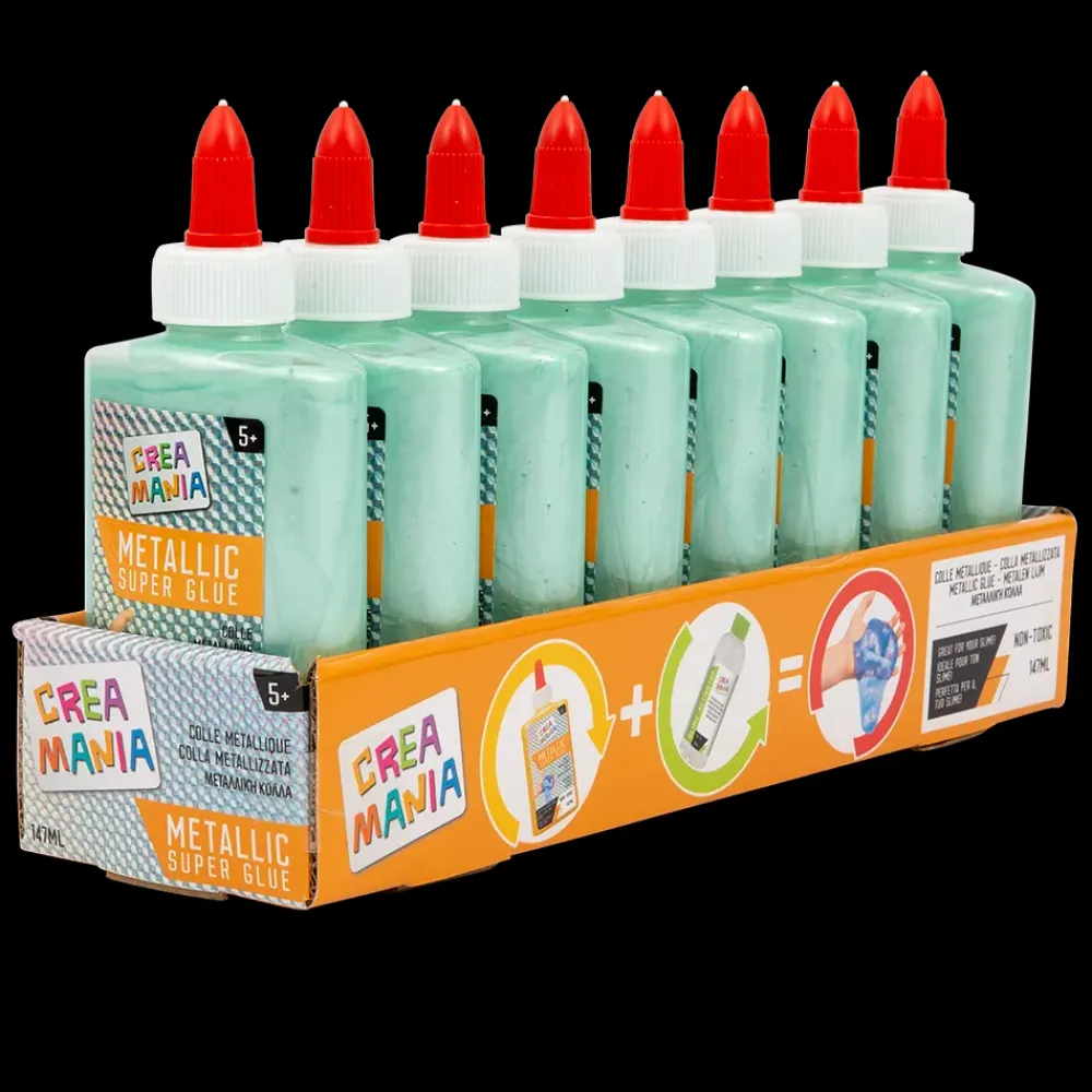 Outlet Colla Metallizata 147 Ml Verde Acqua Mosaici, Sabbia, Glitter