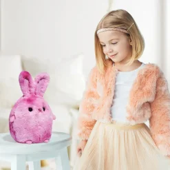 Hot Coniglietto Di Peluche Chibi Rosa, 25 Cm Peluche Tradizionali