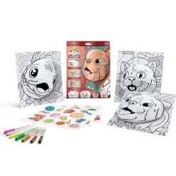 Pops 3D Activity Set Cuccioli 3 Soggetti Colora E Crea Disegni Tridimensionali Kit Artistici E Pittura