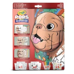 Pops 3D Activity Set Cuccioli 3 Soggetti Colora E Crea Disegni Tridimensionali Kit Artistici E Pittura