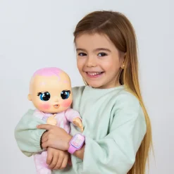 New Newborn Coney, Bambola Interattiva Di Una Vera Neonata, Mangia, Piange E Si Calma E Ride Solo Con Te, Grazie Al Braccialetto Elettronico Bambolotti