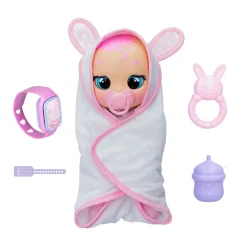 New Newborn Coney, Bambola Interattiva Di Una Vera Neonata, Mangia, Piange E Si Calma E Ride Solo Con Te, Grazie Al Braccialetto Elettronico Bambolotti