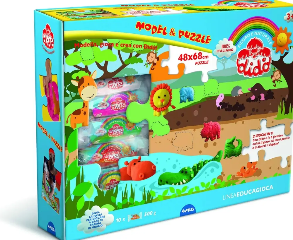 Sale Model & Puzzle Pasta Da Modellare + Puzzle Kit Artistici E Pittura