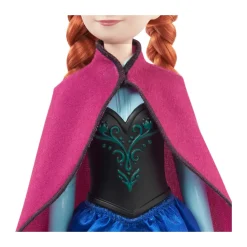 Disney Frozen Anna, Bambola Con Abito Elegante E Accessori Ispirati Al Film Dsney Frozen 1, Giocattolo Per Bambini, 3+ Anni, Hlw49 Fashion Dolls