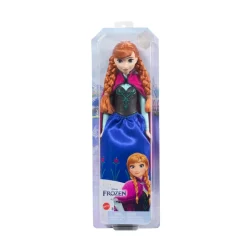 Disney Frozen Anna, Bambola Con Abito Elegante E Accessori Ispirati Al Film Dsney Frozen 1, Giocattolo Per Bambini, 3+ Anni, Hlw49 Fashion Dolls