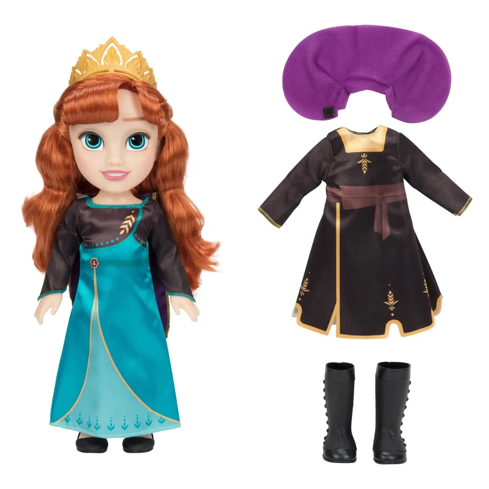 Hot Disney Frozen Bambola Da 38 Cm Di Anna Con Accessori Bambolotti