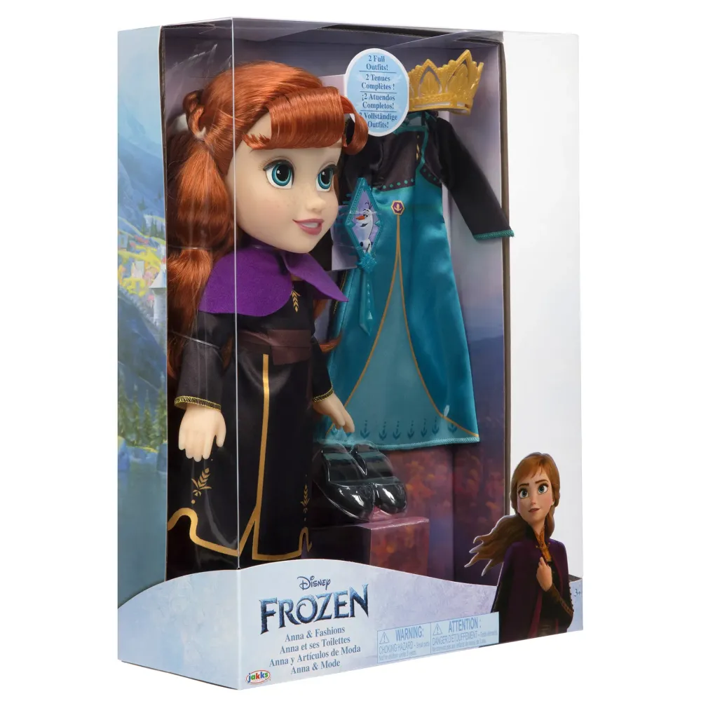 Hot Disney Frozen Bambola Da 38 Cm Di Anna Con Accessori Bambolotti