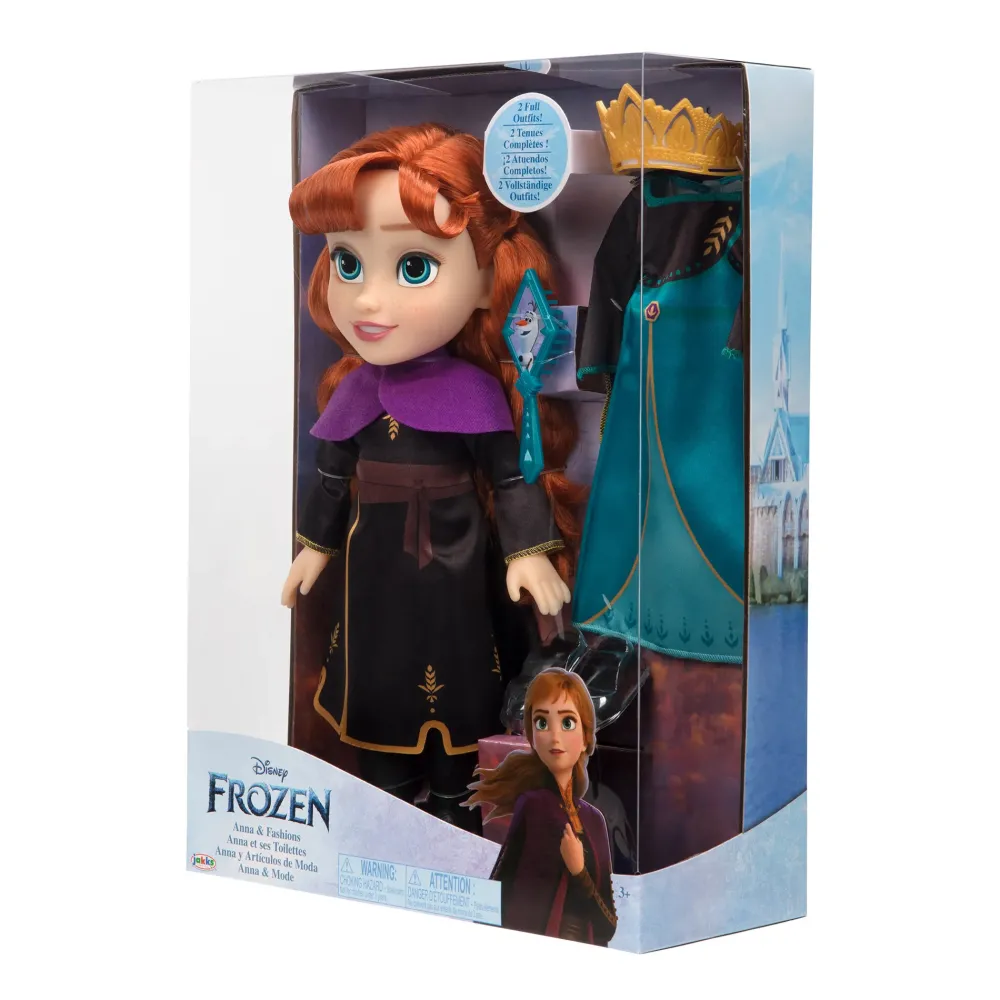 Hot Disney Frozen Bambola Da 38 Cm Di Anna Con Accessori Bambolotti