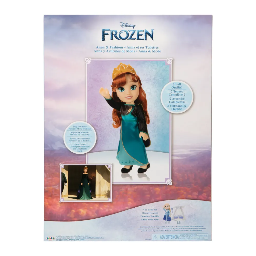 Hot Disney Frozen Bambola Da 38 Cm Di Anna Con Accessori Bambolotti