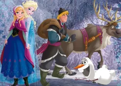 New Disney Puzzle Df Maxi Floor 108 Frozen On The Walk Puzzle Per Bambini