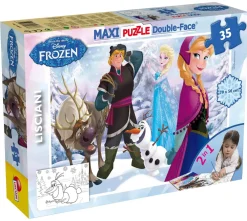 Best Disney Puzzle Df Maxi Floor 35 Frozen Playing On The Ice Puzzle Per Bambini