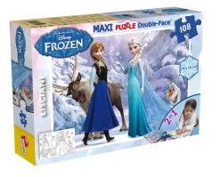 Disney Puzzle Df Maxi Floor 108 Frozen Elsa And Anna Puzzle Per Bambini