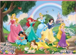 New Disney Puzzle Df Maxi Floor 108 Princess Rainbow World Puzzle Per Bambini