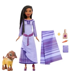 Best Disney Wish Set Avventure, Con Bambola Asha Di Rosas, Cucciolo Valentino, Star E Accessori Fashion Dolls