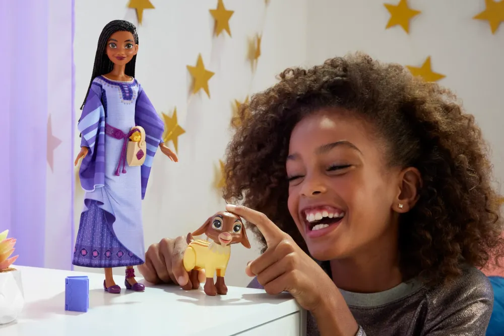 Best Disney Wish Set Avventure, Con Bambola Asha Di Rosas, Cucciolo Valentino, Star E Accessori Fashion Dolls