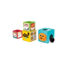 Discount Elefante Con Canestro E Cubi Impilabili Giochi Impilabili