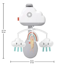 Giostrina Dolce Arcobaleno Per Culla Fianco Letto, Per Neonati E Bambini Giochi Per Passeggino E Culla