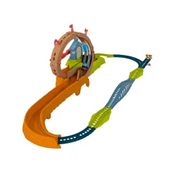 New Fisher-Price Il Trenino Thomas Super Loop Lancia E Sfreccia, Pista Con Trenino Motorizzato, Per Bambini Dai 3 Anni In Su Mondi Immaginari