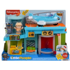 Clearance Fisher-Price Avventure In Aeroporto, Playset Con Nastro Trasportatore Dei Bagagli, Include 1 Aereo, 2 Personaggi E Bagagli Giochi Di Apprendimento
