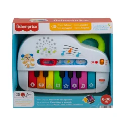 Ridi & Impara Pianoforte Di Cagnolino Edizione Multilingue, Pianoforte Giocattolo Portatile Con Contenuti Educativi Per Bambini Dai 6 Ai 36 Mesi Giochi Di Apprendimento