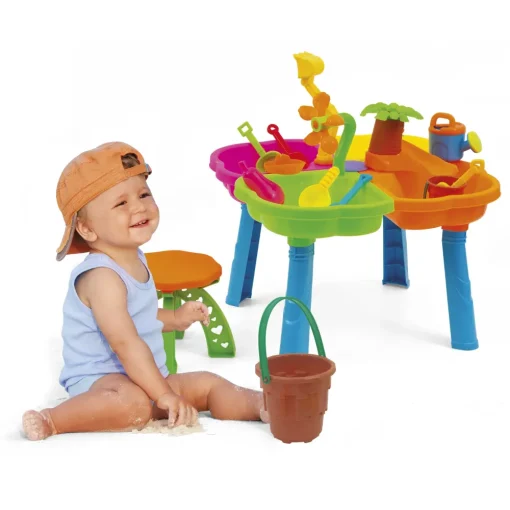 Discount Game Table Water & Sand: Tavolo Da Gioco Multifunzionale Per Bambini Per Divertimento All'Aria Aperta Centri Gioco