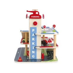 Outlet Garage A Tre Piani Veicoli In Legno