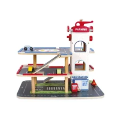 Outlet Garage A Tre Piani Veicoli In Legno