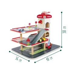 Outlet Garage A Tre Piani Veicoli In Legno