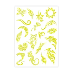 Online Glow In The Dark Tattoo Moda, Gioielli, Decorazioni, Cosmetici