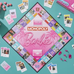 Outlet Monopoly Barbie, Gioco Da Tavolo, Giochi Per Famiglie Per 2-6 Giocatori, Dagli 8 Anni In Su Giochi Di Societa Per Bambini