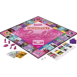 Outlet Monopoly Barbie, Gioco Da Tavolo, Giochi Per Famiglie Per 2-6 Giocatori, Dagli 8 Anni In Su Giochi Di Societa Per Bambini