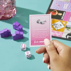 Outlet Monopoly Barbie, Gioco Da Tavolo, Giochi Per Famiglie Per 2-6 Giocatori, Dagli 8 Anni In Su Giochi Di Societa Per Bambini