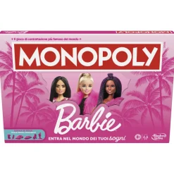 Outlet Monopoly Barbie, Gioco Da Tavolo, Giochi Per Famiglie Per 2-6 Giocatori, Dagli 8 Anni In Su Giochi Di Societa Per Bambini