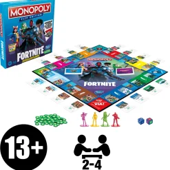 Monopoly Fortnite Flip Edition, Gioco Da Tavolo Dai 13 Anni In Su Giochi In Scatola Per Famiglia