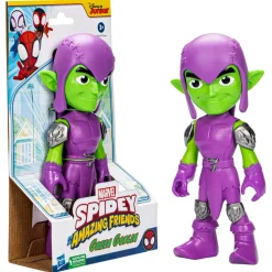 Sale Hasbro Marvel E I Suoi Fantastici Amici, Action Figure Di Green Goblin Di Grandi Dimensioni, Giocattoli Per Eta Prescolare Mondi Immaginari