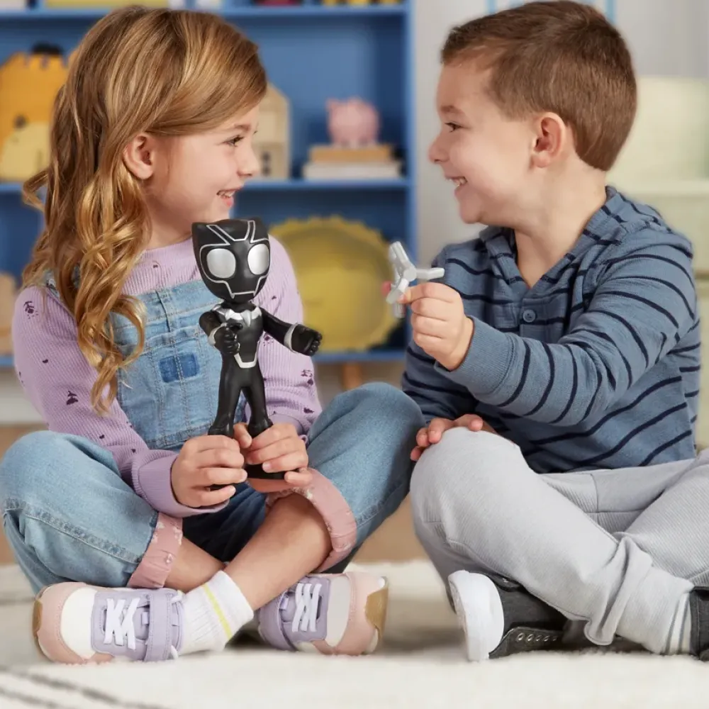 Best Hasbro Marvel E I Suoi Fantastici Amici Action Figure Di Supersized Black Panther, Giocattoli Di Supereroi Per Eta Prescolare Mondi Immaginari