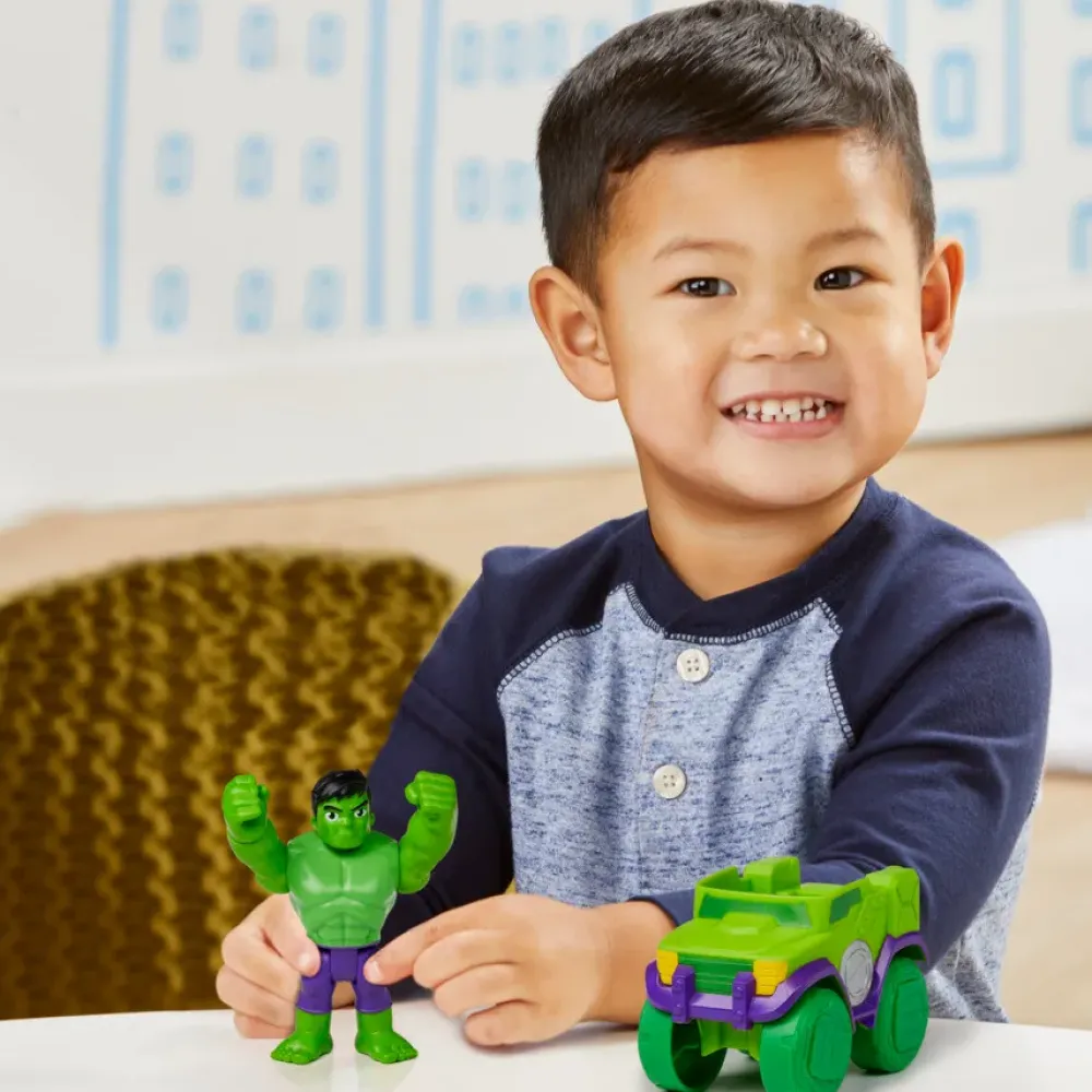 Hasbro Marvel E I Suoi Fantastici Amici, Action Figure Con Vicolo, Per Bambini Dai 3 Anni In Su Mondi Immaginari